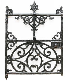 Gate de cathédrale victorienne en fonte