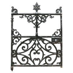 Antique Victorian Cast Iron Pedestrian Gate