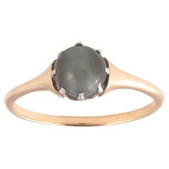 A Victorian Chrysoberyl Cat's Eye Ring