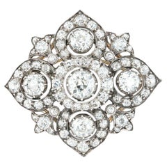 A Victorian Diamond Brooch Pendant