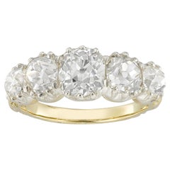 A Victorian Diamond Five Stone Ring