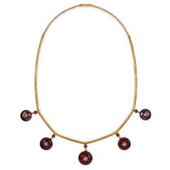 Victorian Garnet, Diamond and Gold Suite