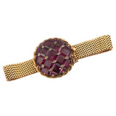 Victorian Gold Amethyst and Diamond Bracelet , circa 1970's