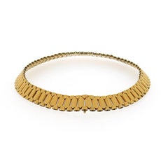 Victorian Gold Collar Necklace