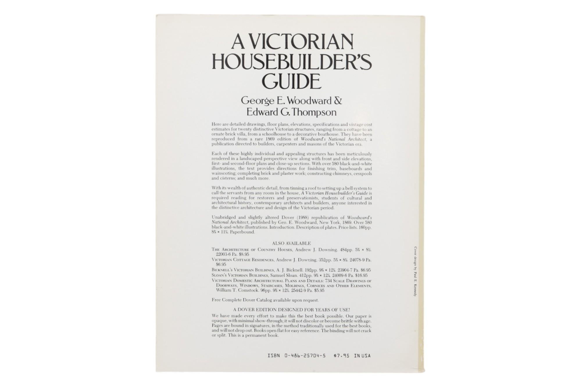 Fin du 20e siècle Guide du constructeur de maisons victoriennes en vente