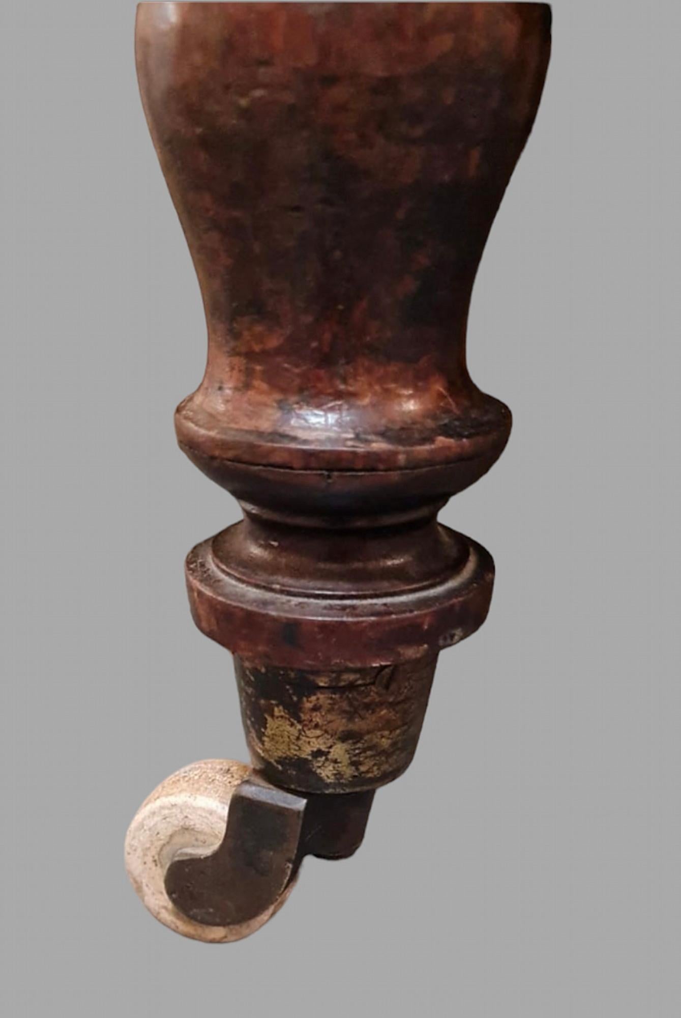Late 19th Century Victorian Mahogany Framed Button Back Armchair