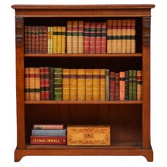 Antique A Victorian Mahogany Open Bookcase