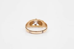 Victorian Old European Cut Diamond Signet Ring