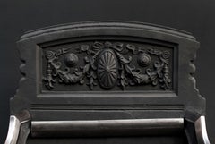 Victorian Polished Steel Firebasket