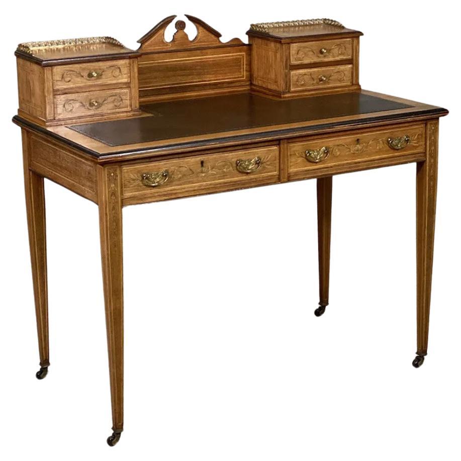 A Victorian Rosewood Desk By Maple & Co For Sale