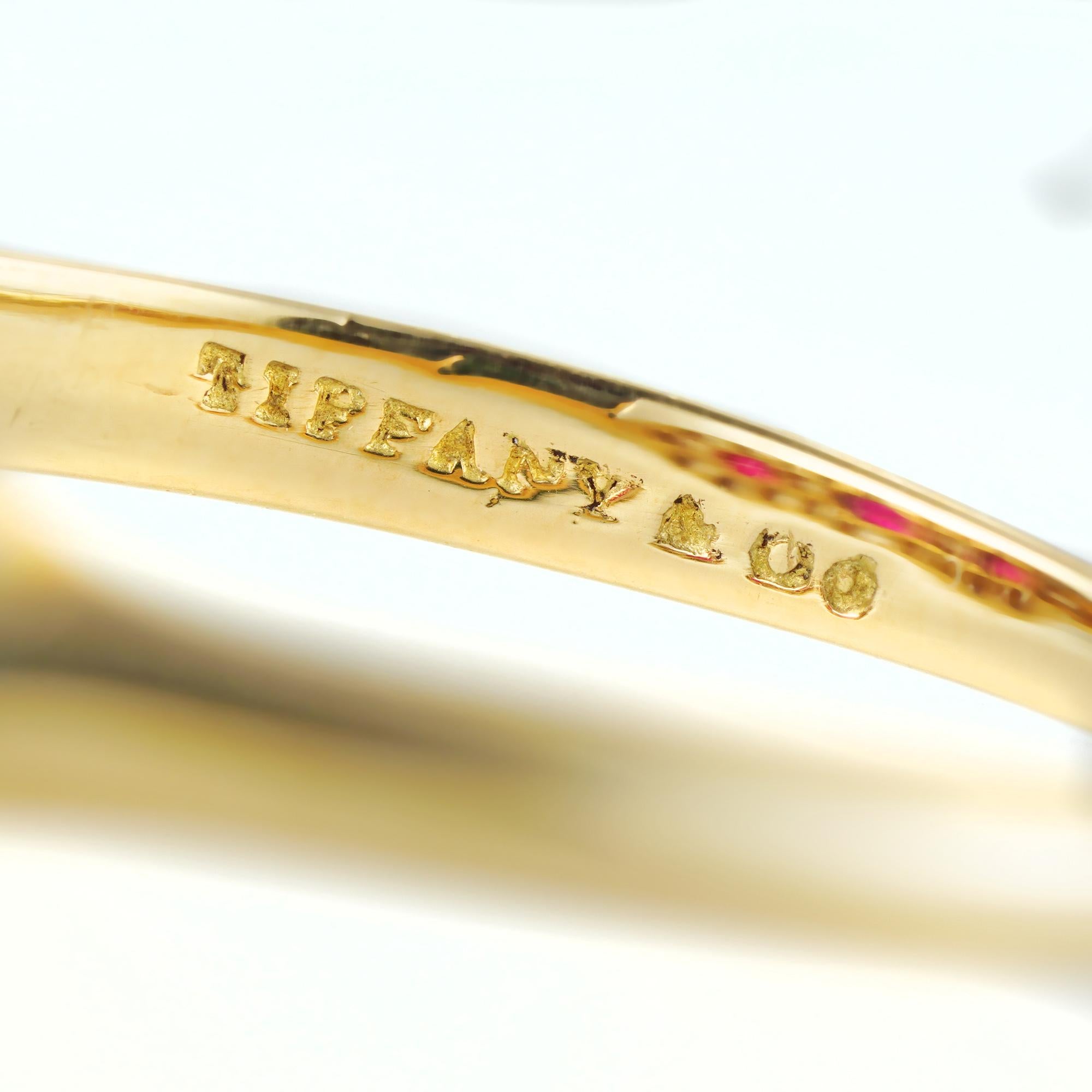 Dreifacher viktorianischer Rubin- und Diamant-Cluster-Ring für Damen oder Herren