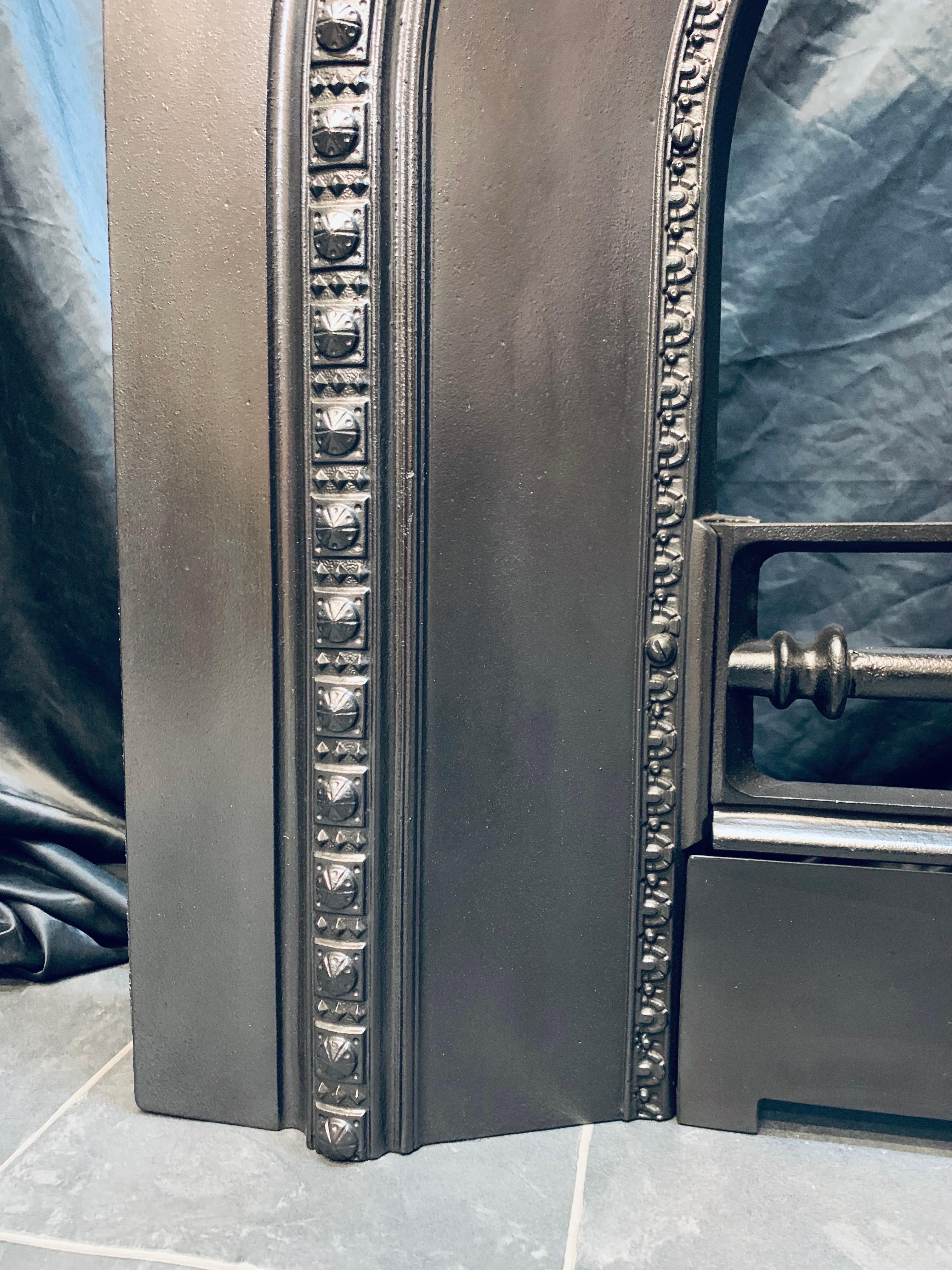 Victorian Scottish Carron of Falkirk Cast Iron Fireplace Insert 5