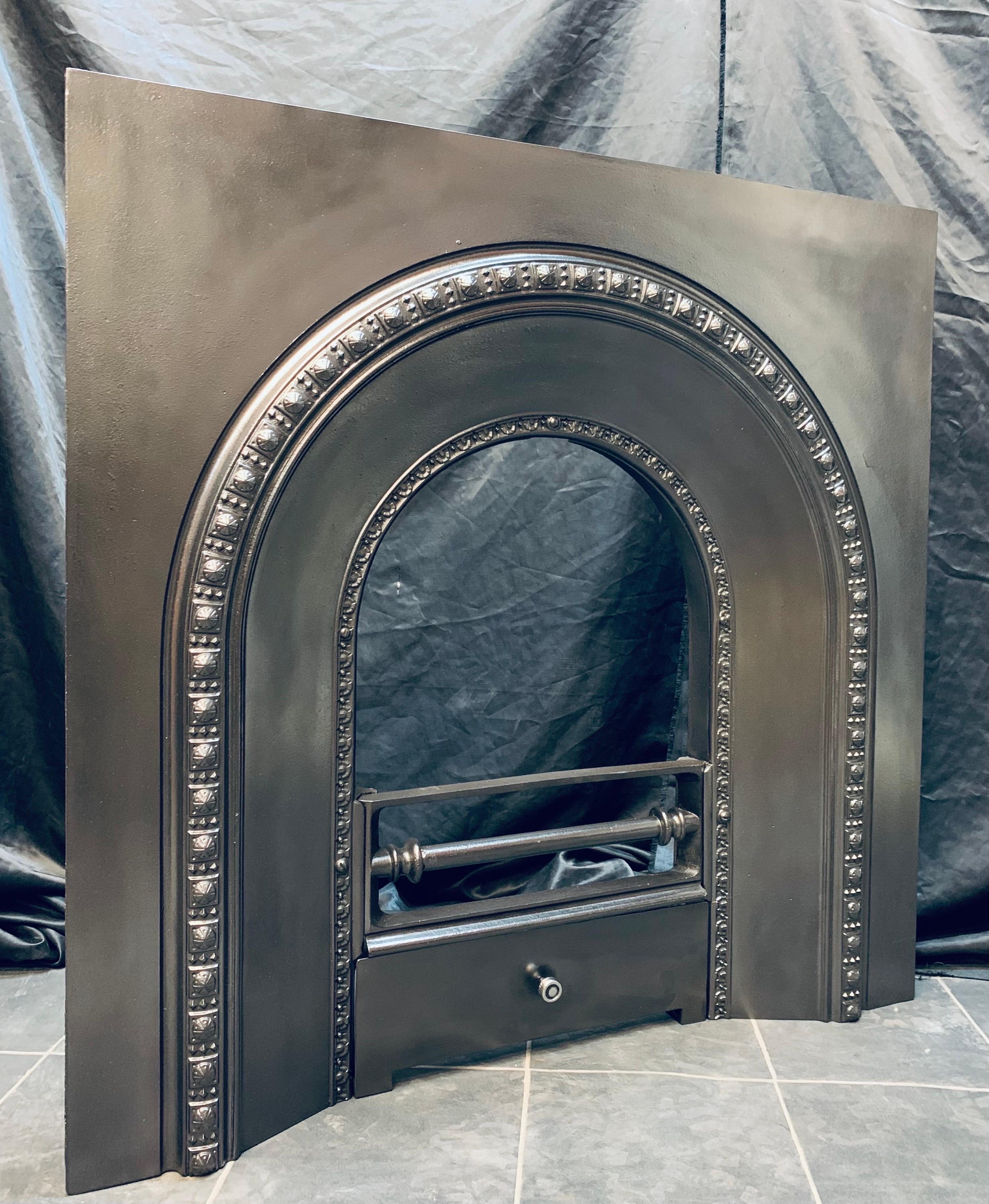 Victorian Scottish Carron of Falkirk Cast Iron Fireplace Insert 6