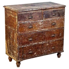 A Victorian Scumble Glazed Chest Of Drawers