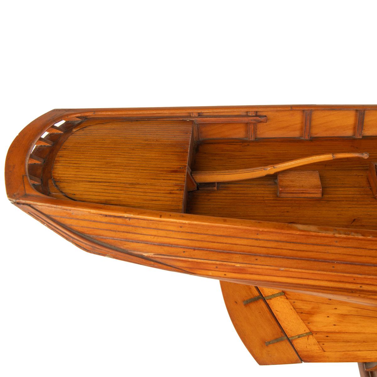 XIX secolo Un modello di cantiere navale vittoriano di uno sloop in vendita