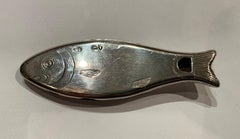 Victorian Sterling Silver Propelling Pencil, Whistle and Pen Knife by Thornhill