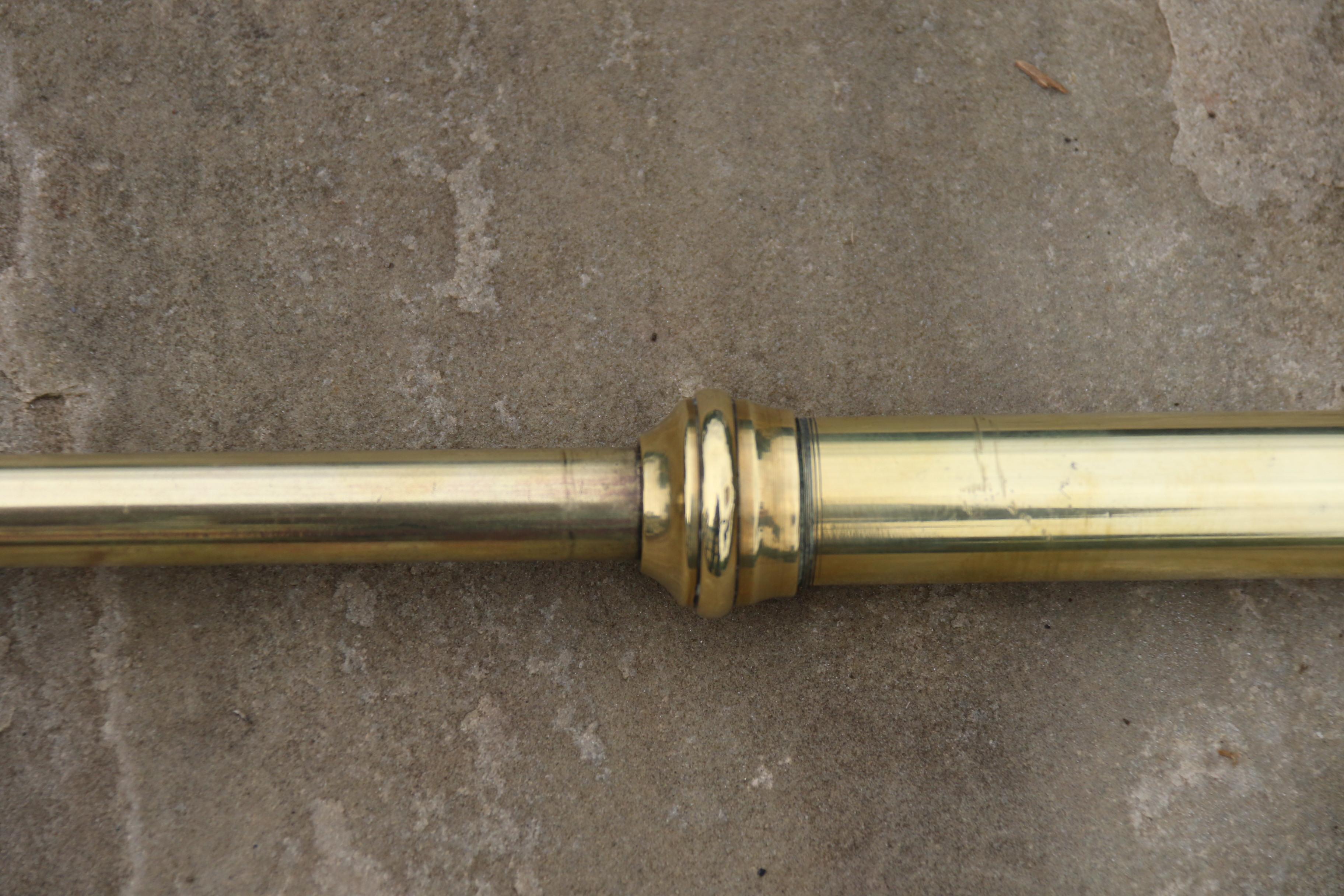 A Victorian telescopic brass toasting fork, English circa 1860 For Sale 1