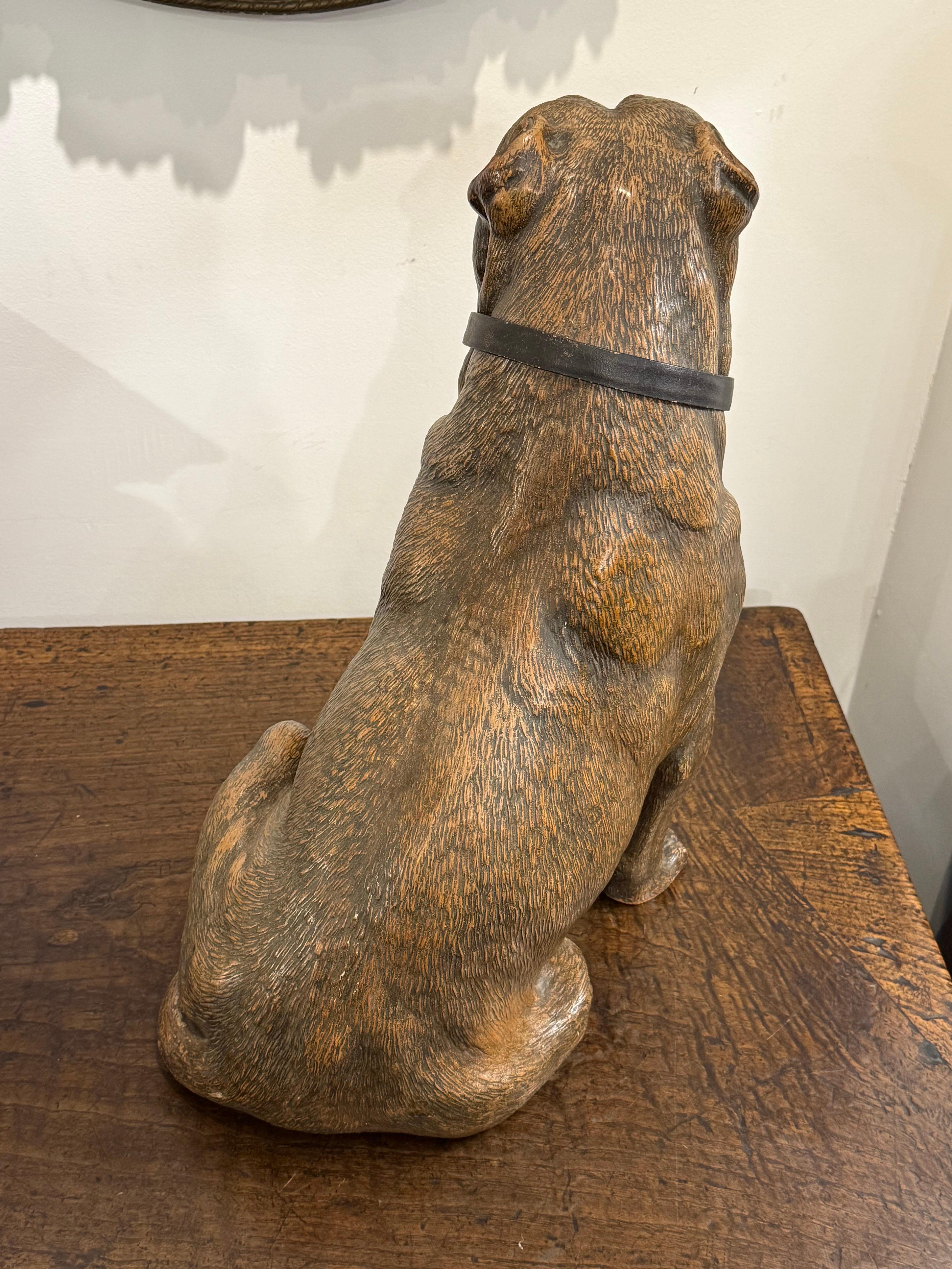 Modello vittoriano in terracotta di un bulldog, XIX secolo In condizioni buone in vendita a ARMADALE, VIC