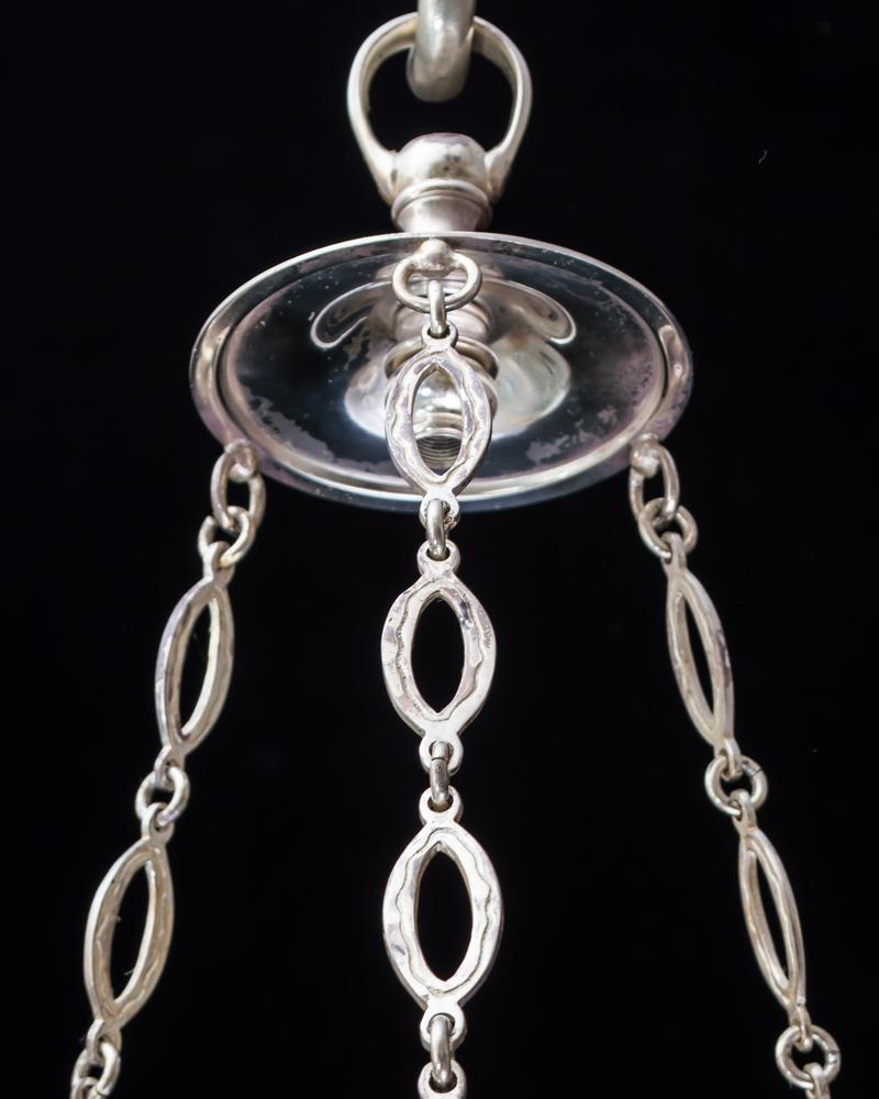 British Victorian Waterfall Chandelier by F&C Osler