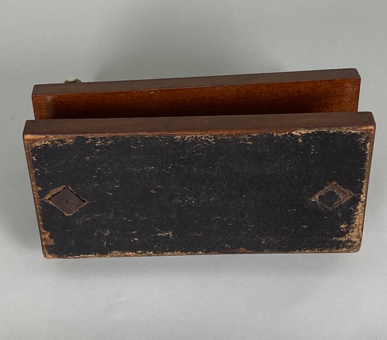 Victorian Wood and Needlepoint Flower Press For Sale at 1stDibs