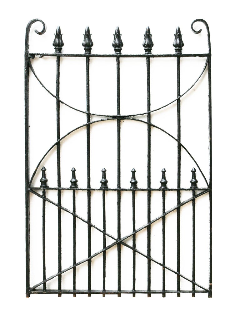 Victorian Wrought Iron Garden Gate For Sale at 1stDibs