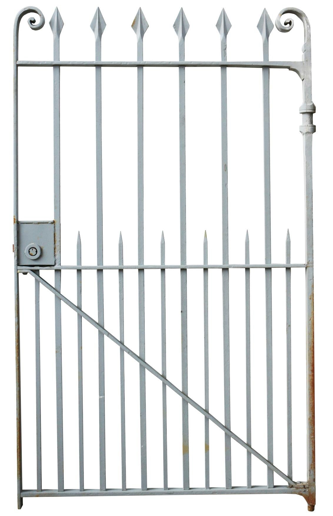 A very heavy and strong iron gate. Originally fitted to a school in Kent.