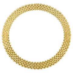 A Victorian Yellow Gold Collar Necklace