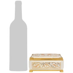 A Viennese 19th century Porcelain and Ormolu boxes, stamped KPM