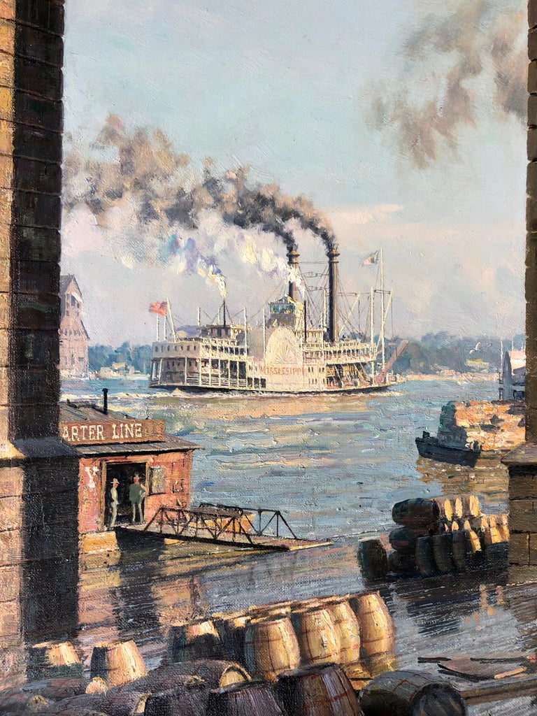 "A View of St Louis" by John Stobart For Sale at 1stDibs john stobart