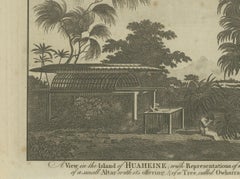 A View of the Ewharrano Eatua, or House of God, in Huahine from Cook's Voyages