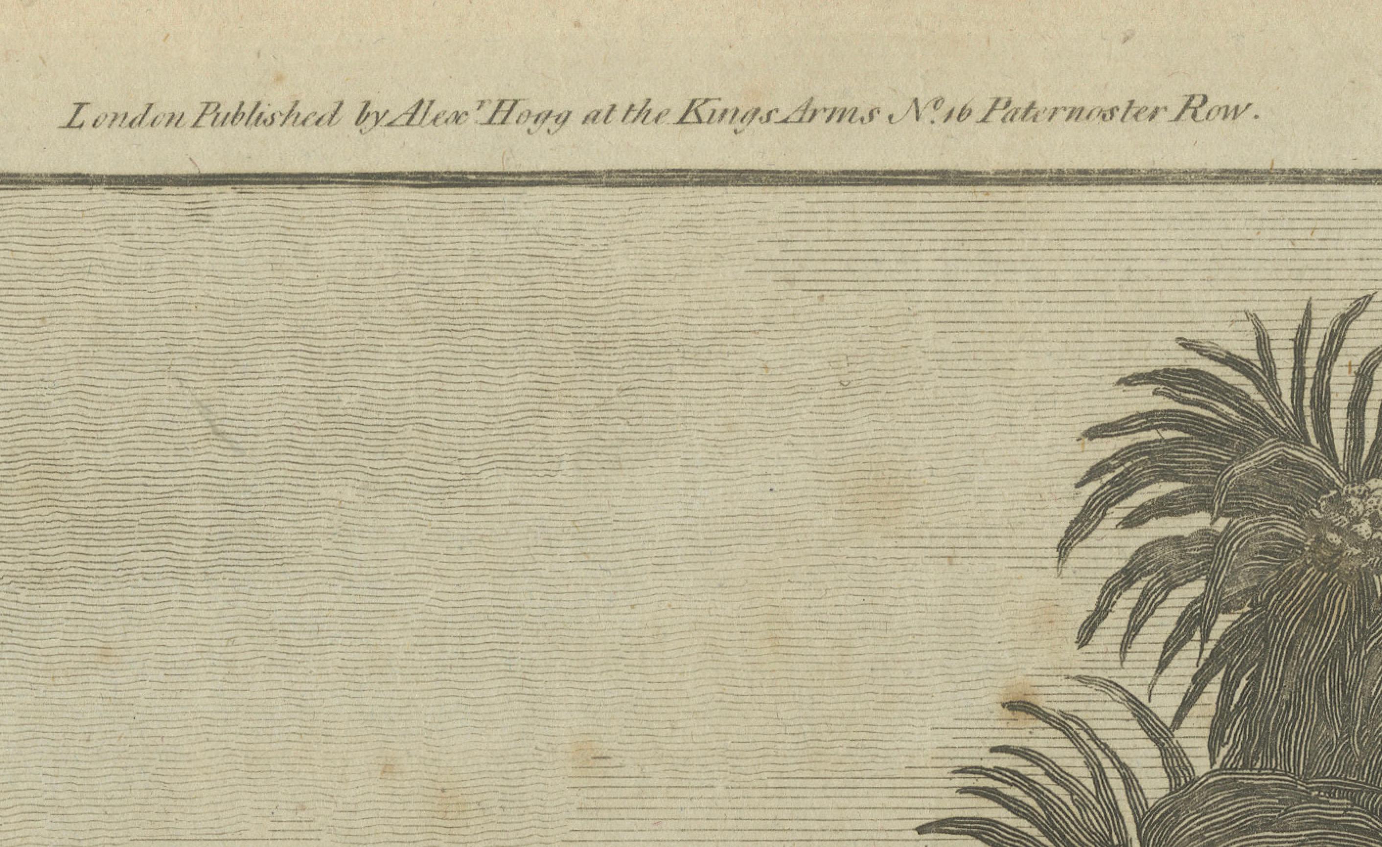 Late 18th Century A View of the Ewharrano Eatua, or House of God, in Huahine from Cook's Voyages For Sale