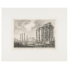 Veduta delle rovine del Pantheon di Atene di Julien Le Roy, 1758
