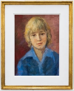 Vintage A. Vilysen - 1976 Oil, Portrait of Tommy