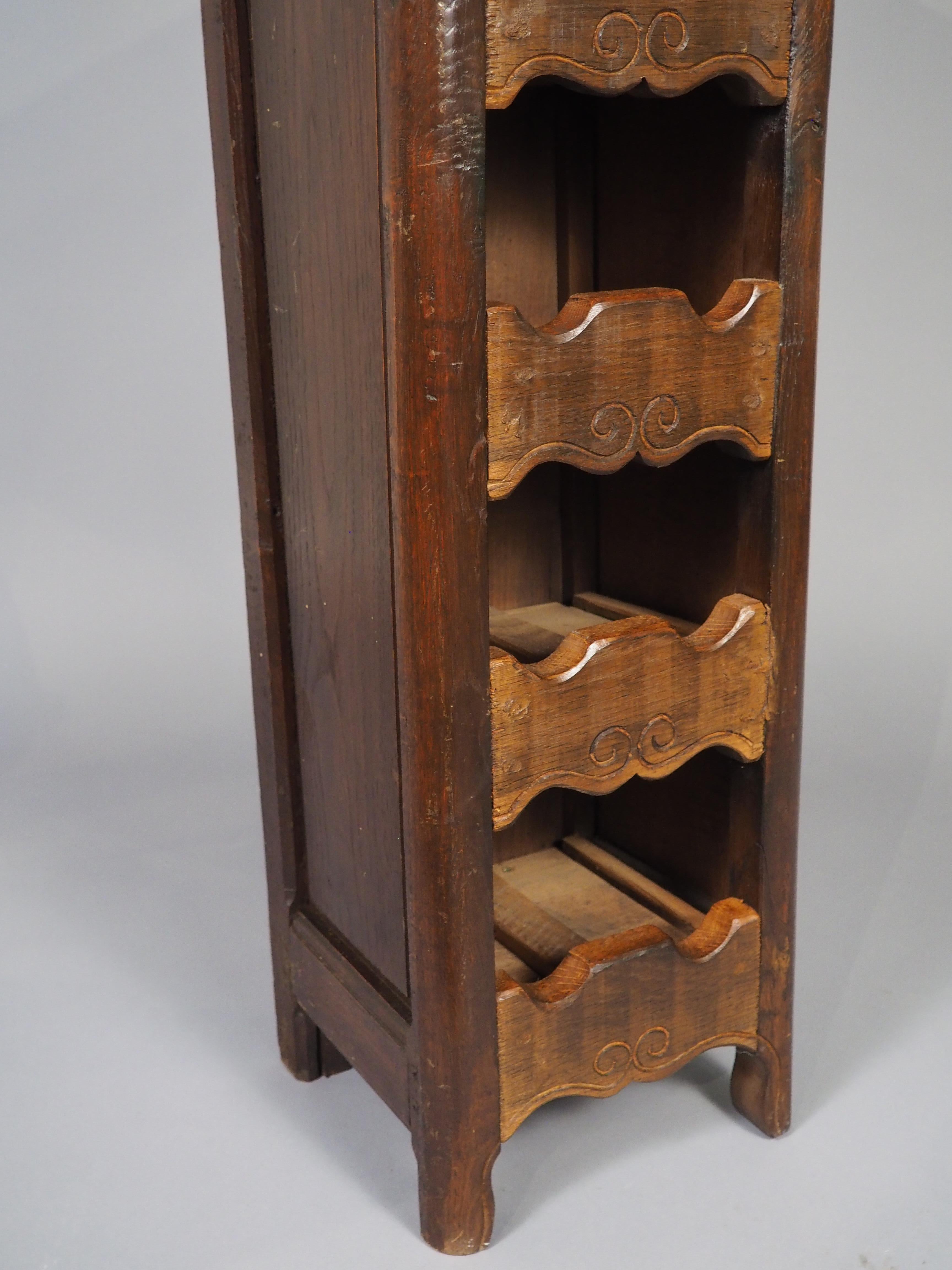 Ein Vintage 10-Flasche Französisch Wein Carrier aus wiederverwendetem Holz im Angebot 5