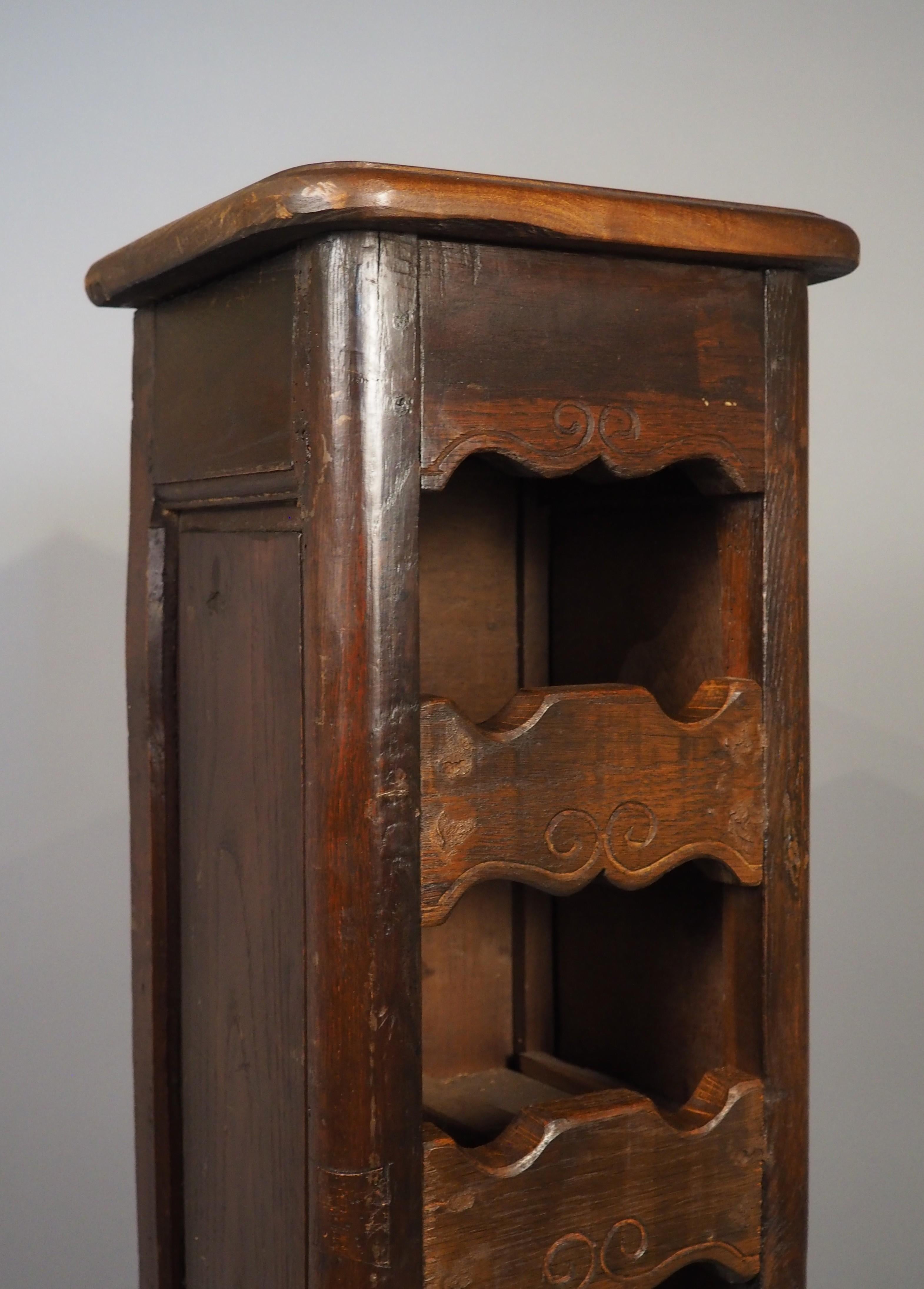 Ein Vintage 10-Flasche Französisch Wein Carrier aus wiederverwendetem Holz im Angebot 7