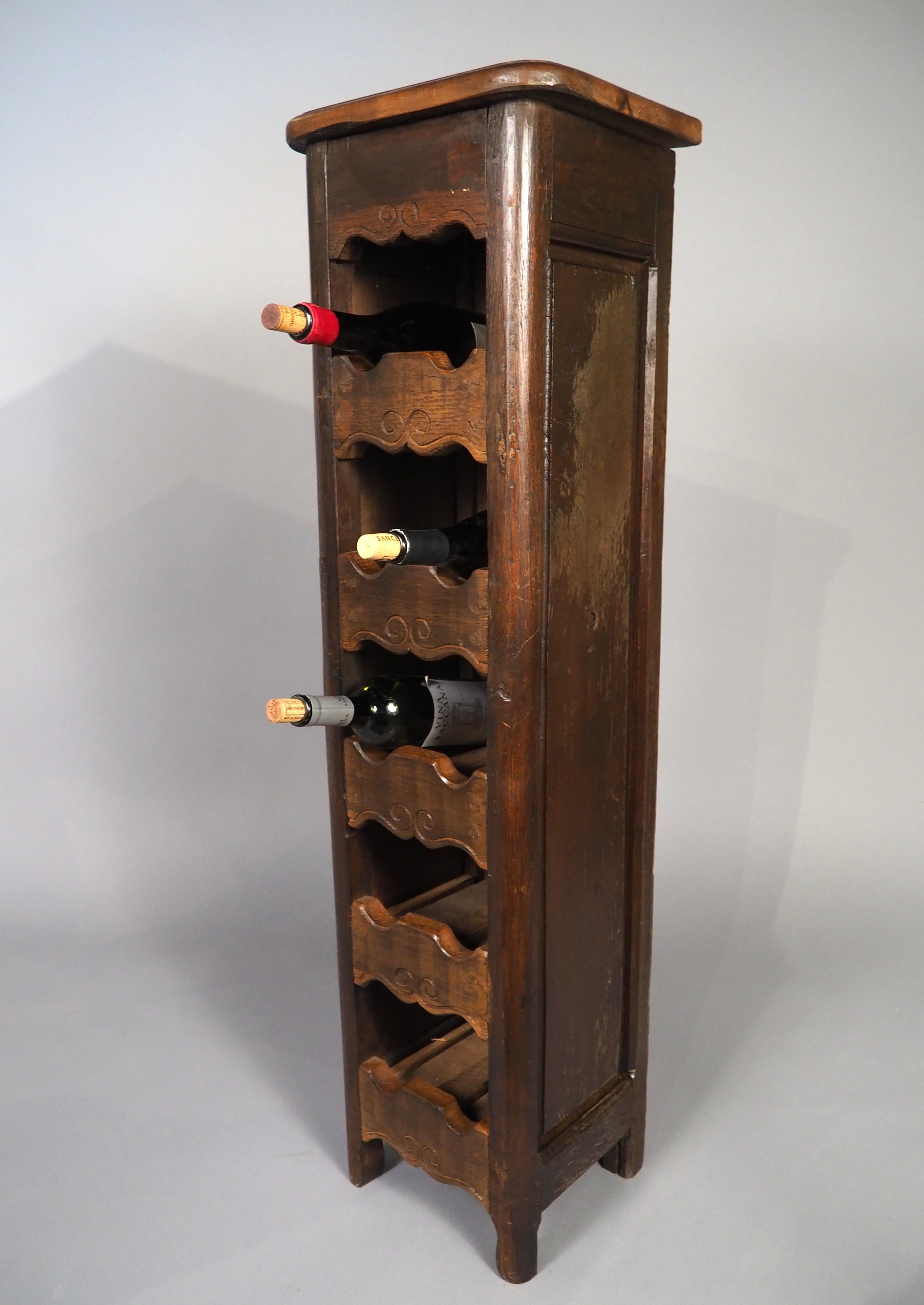 Ein Vintage 10-Flasche Französisch Wein Carrier aus wiederverwendetem Holz im Angebot 12