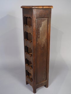 A Vintage 10-Bottle French Wine Carrier made from Reclaimed Timber