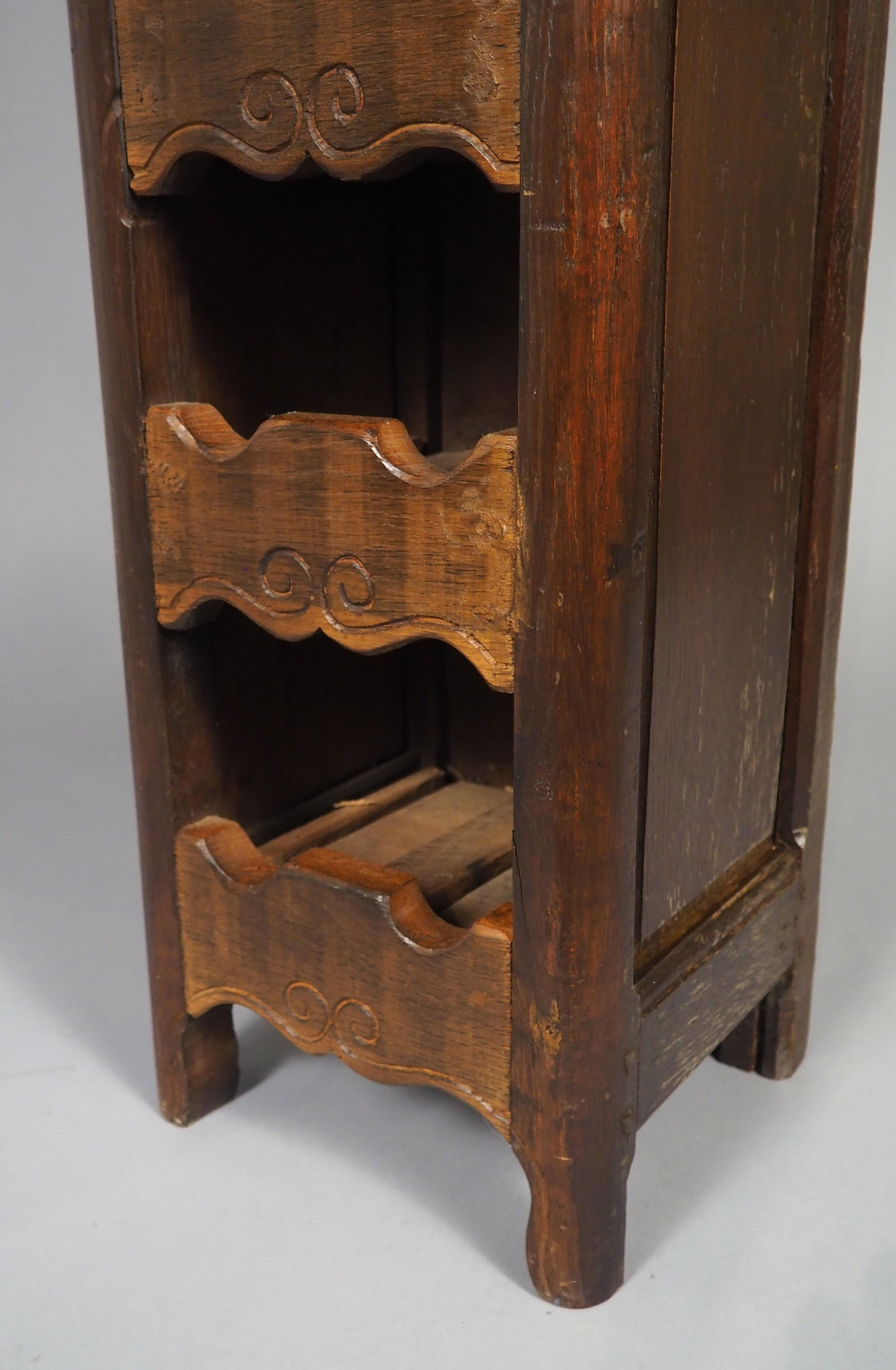 Ein Vintage 10-Flasche Französisch Wein Carrier aus wiederverwendetem Holz im Angebot 3