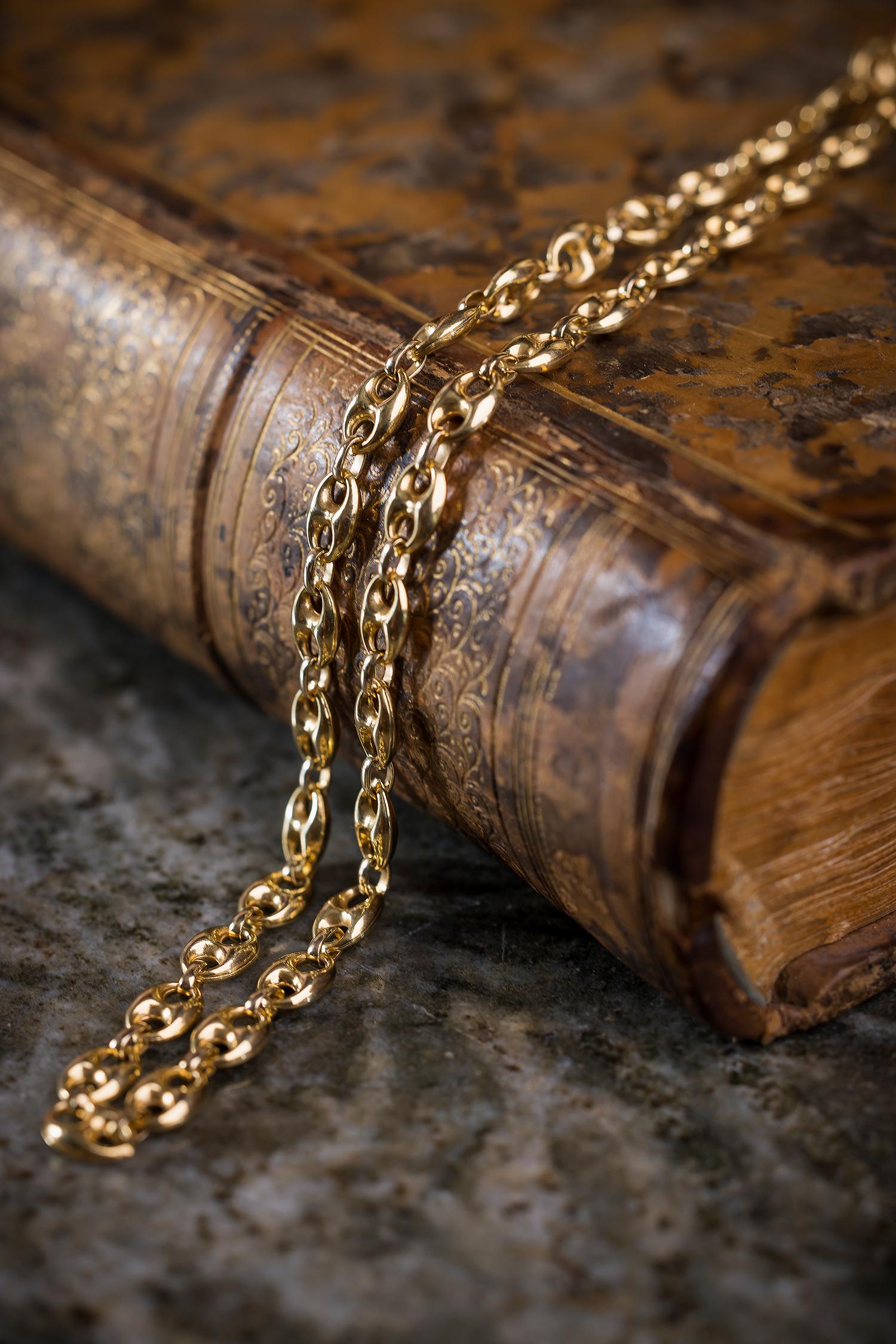 anchor mariner gold chain