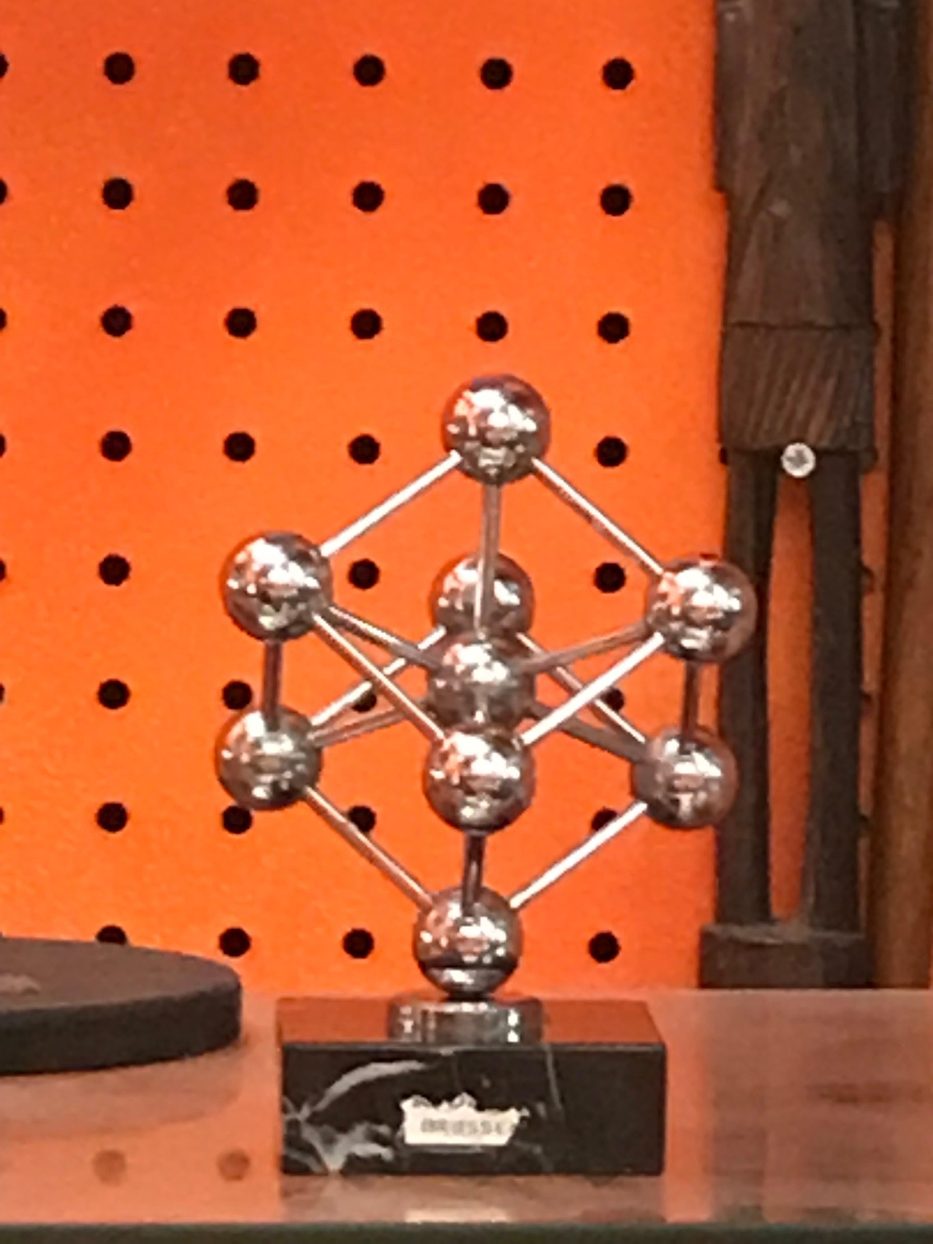 Vintage 1950’s Commemorative Atomium Building Desktop Sculpture