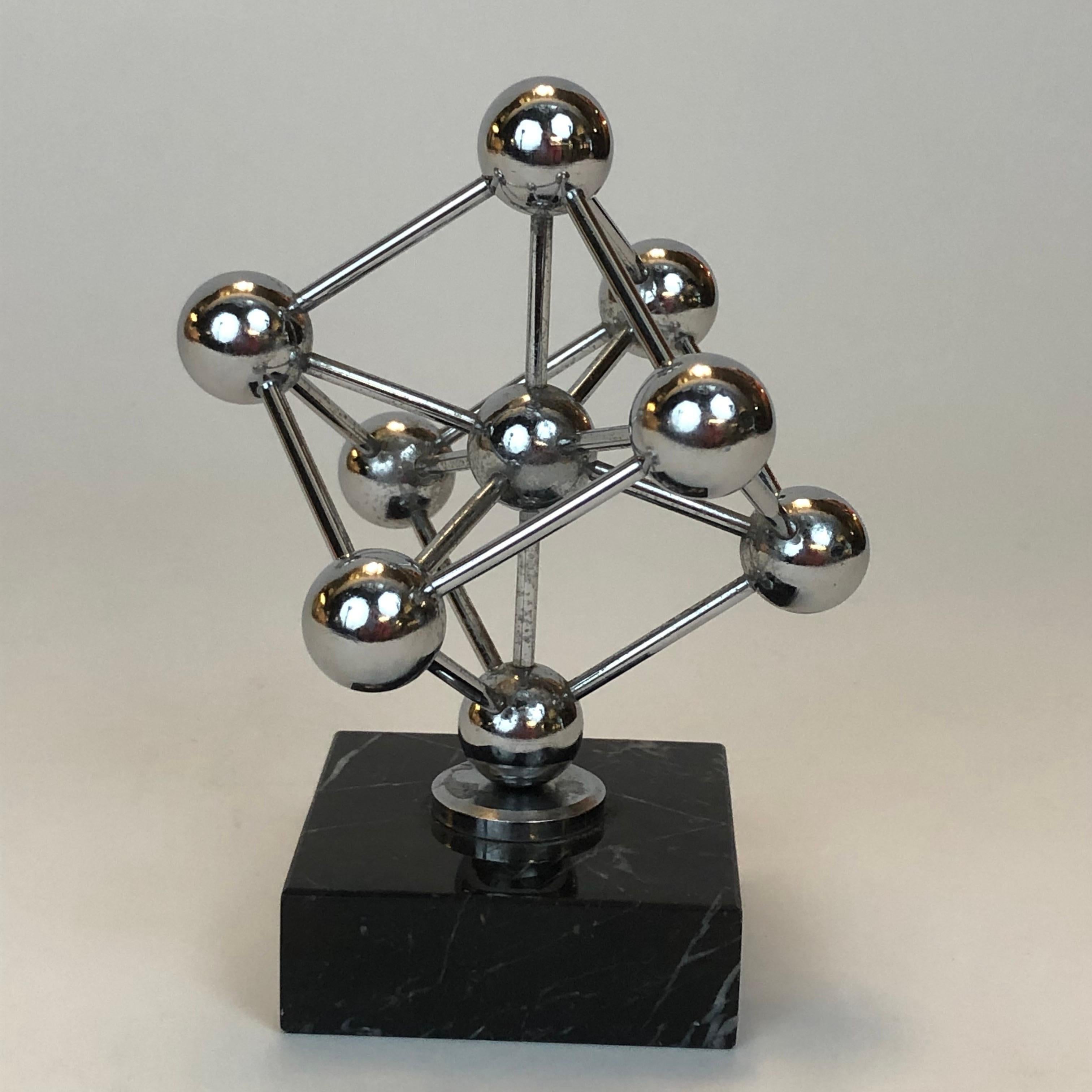 Vintage 1950’s Commemorative Atomium Building Desktop Sculpture ...