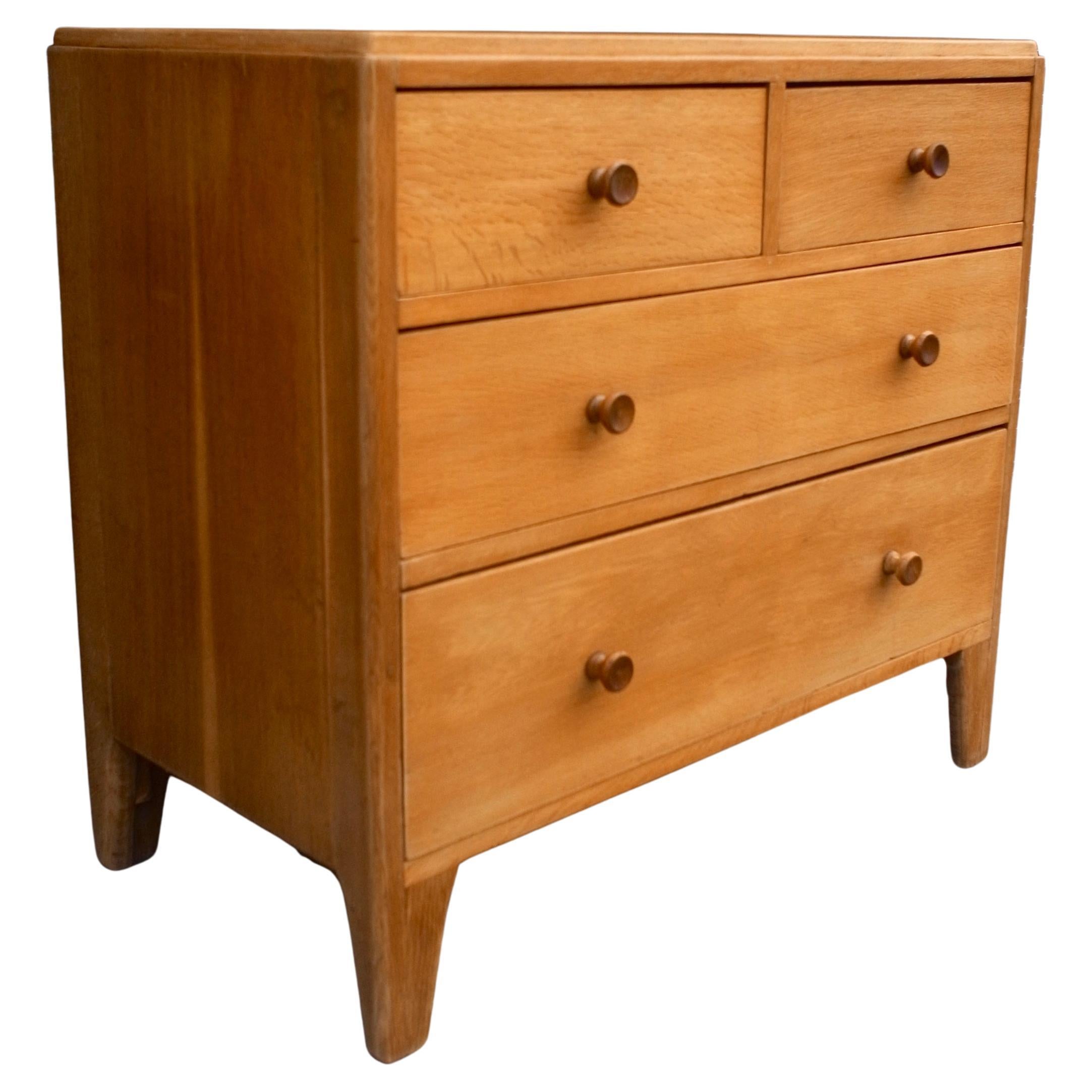 Designer Vintage Retro 1950s John and Sylvia Reid Oak Chest of Drawers