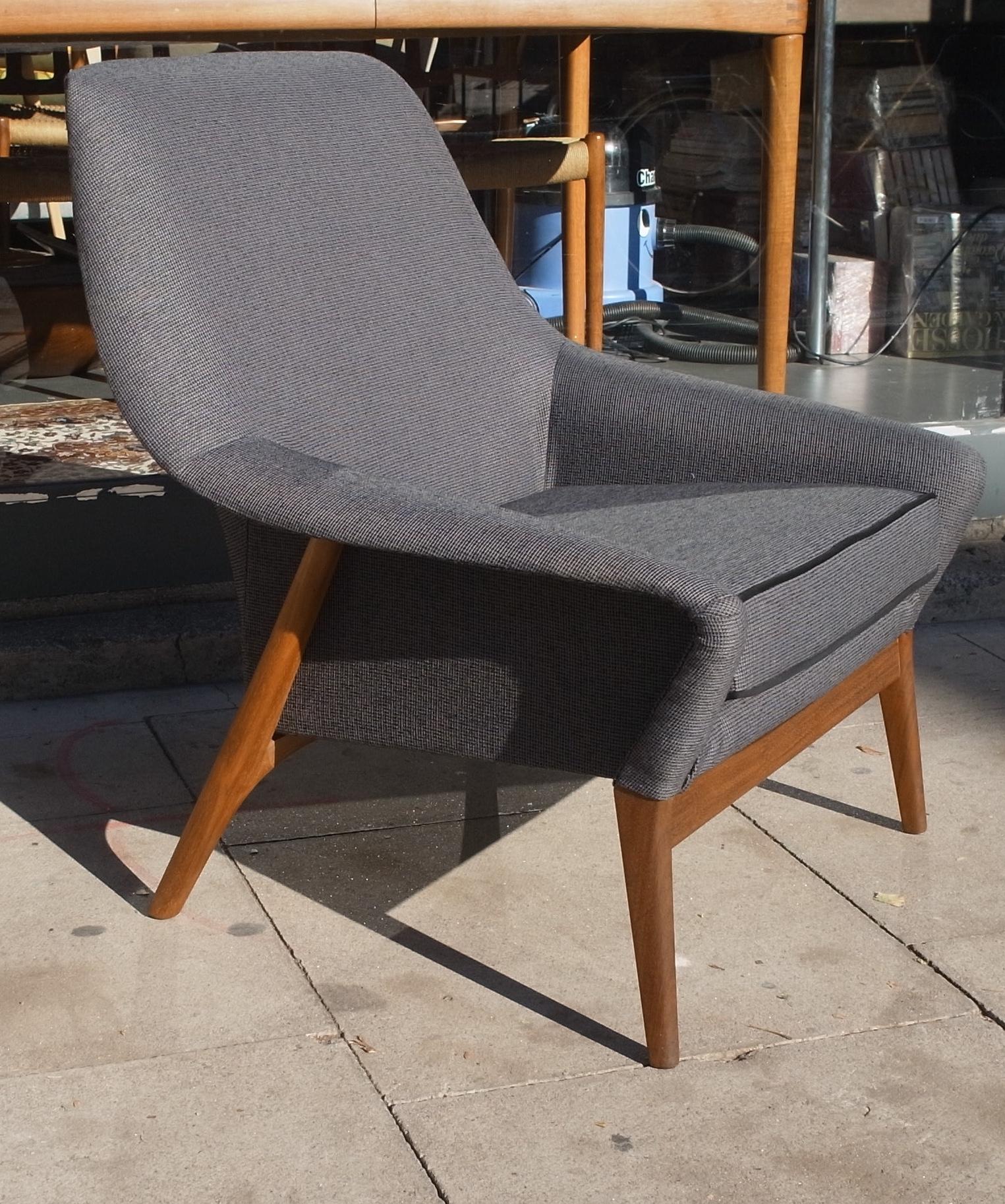 Upholstery Vintage 1950s British Manufactured Armchair For Sale