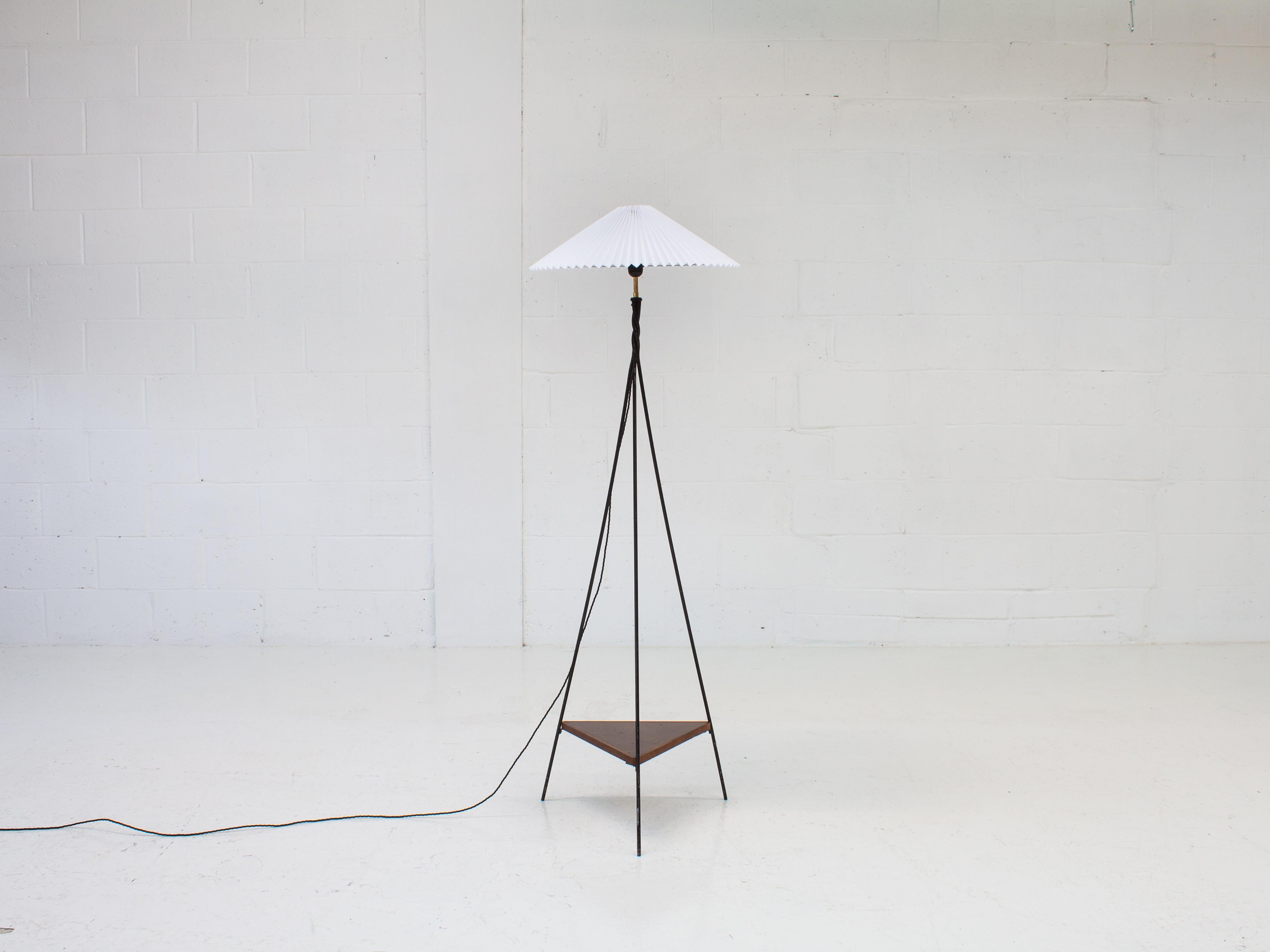 triangle shade floor lamp