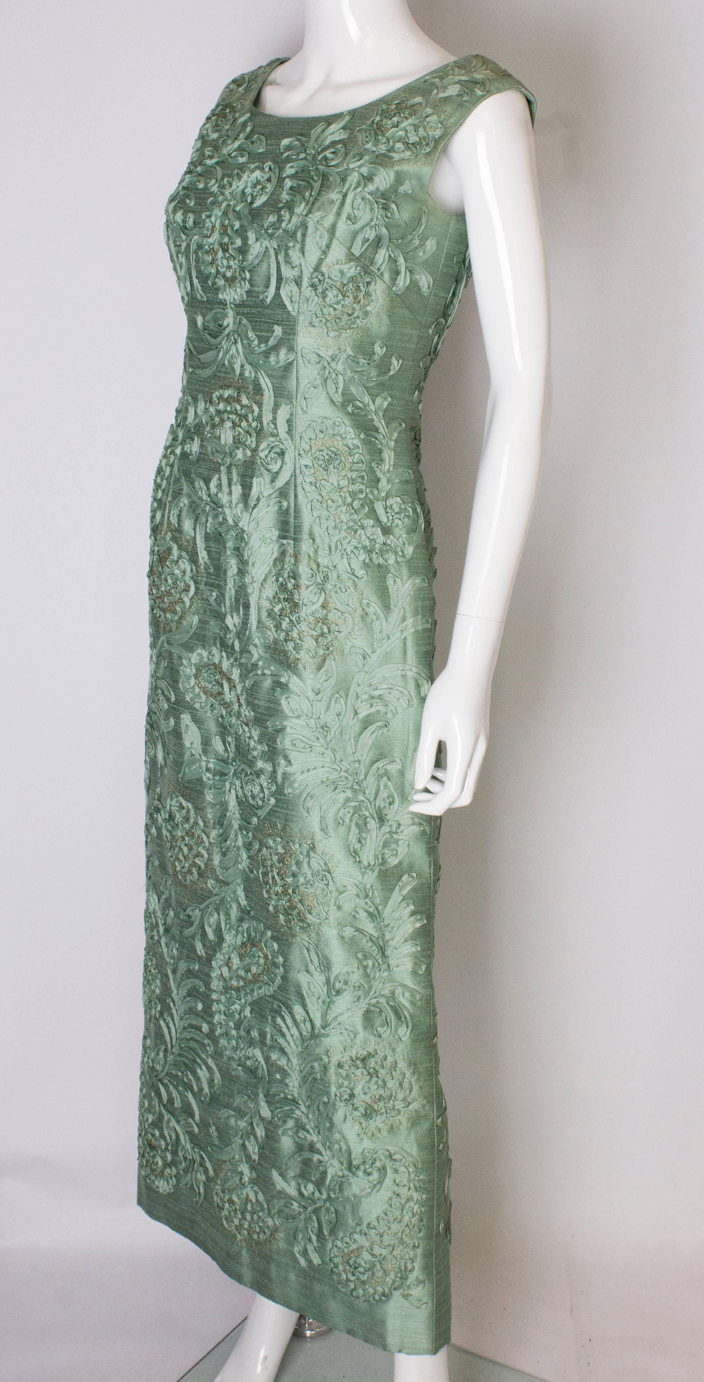 sage green black tie dress