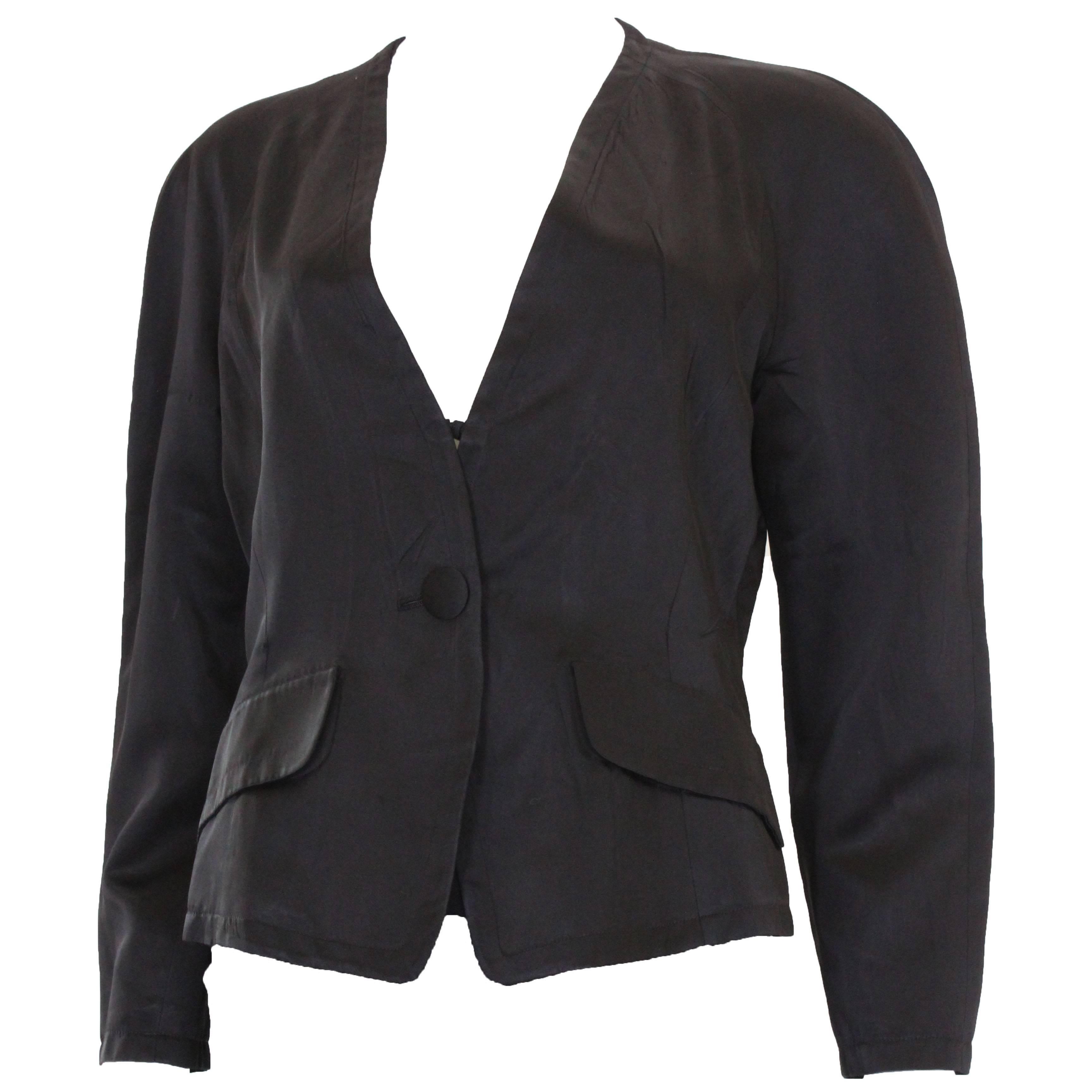 A vintage 1980s Evening Jacket by Yves Saint Laurent Variation Line
