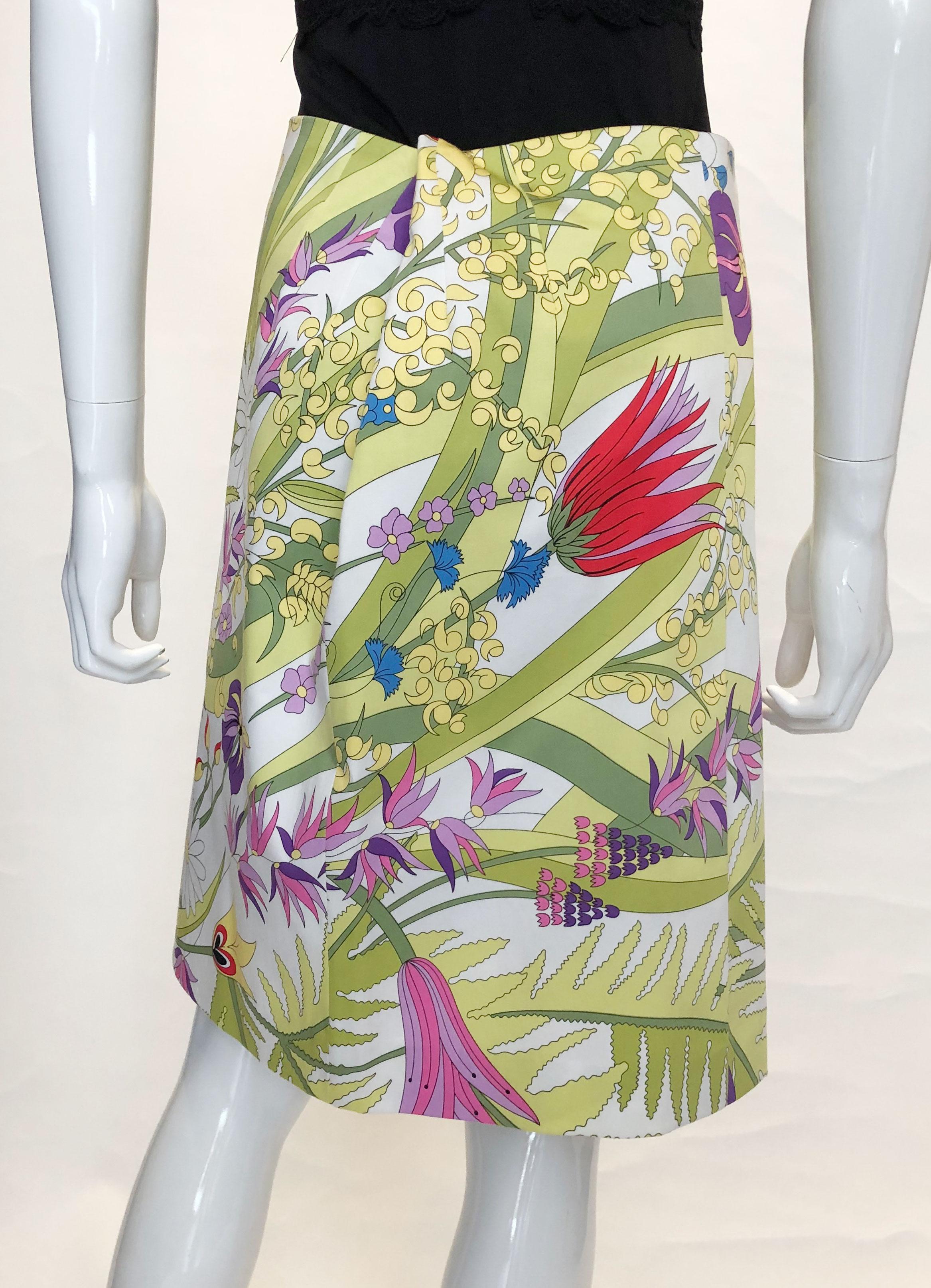 A Vintage 1990s Averardo Bessi Cotton Summer Skirt For Sale at 1stDibs