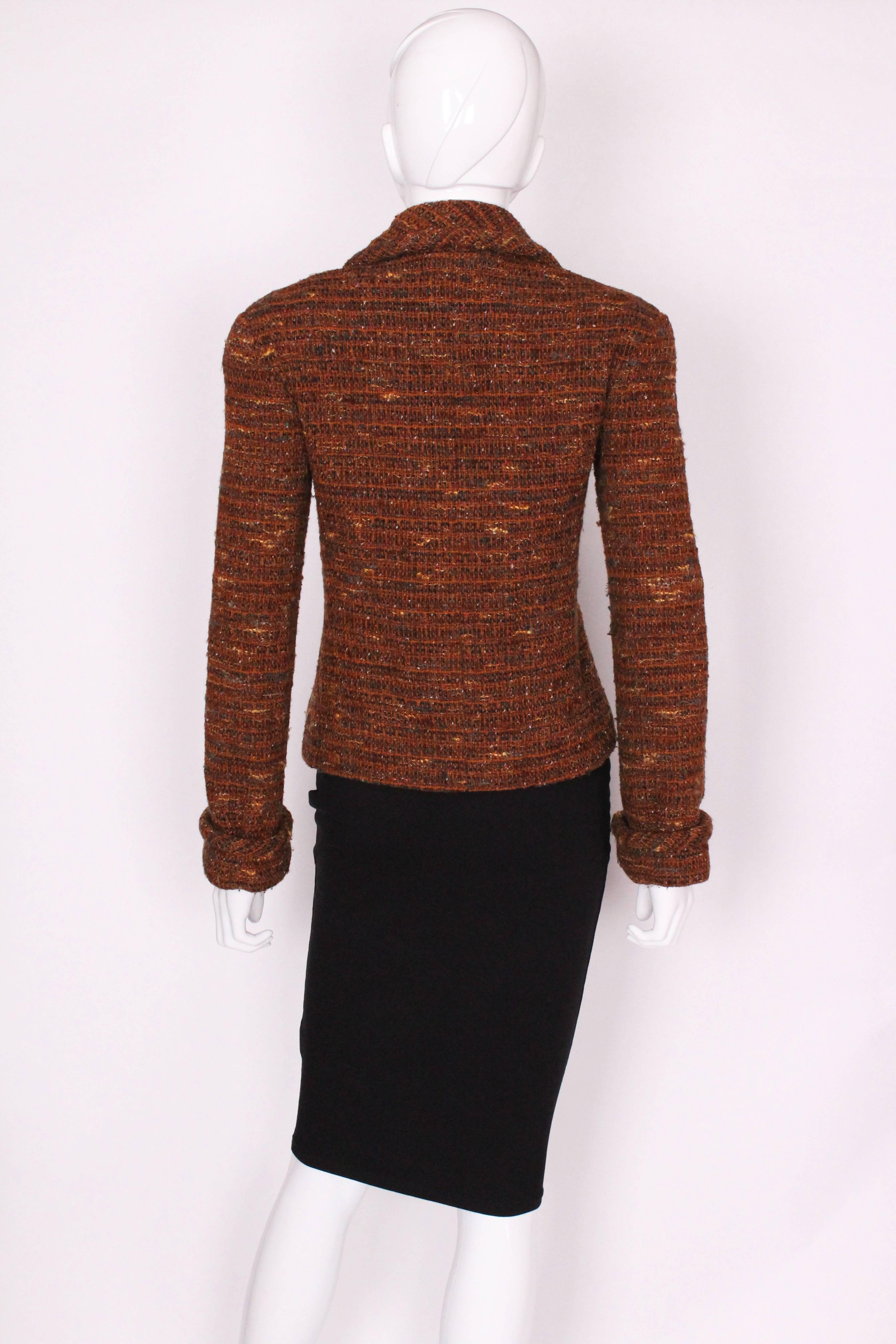 Women's A Vintage 1998 brown tweed Chanel Jacket 