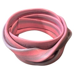 A Vintage 2016 Rosa Gummi-Armreif von Gaetano Pesce für Corsi Design