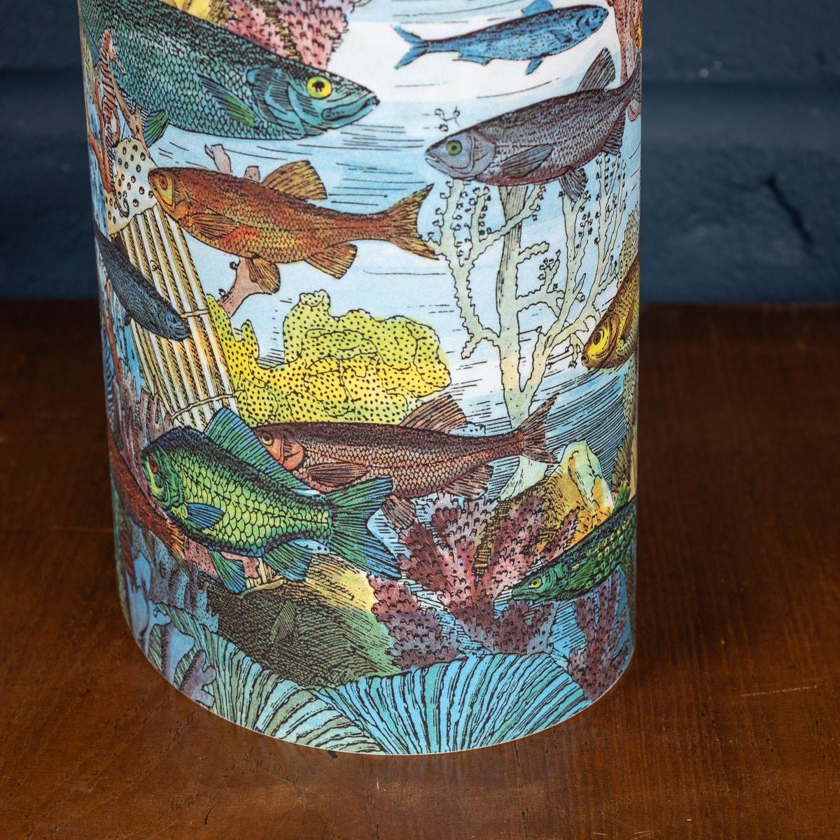 A Vintage 20th Century Italian Table Lamp By Fornasetti 12